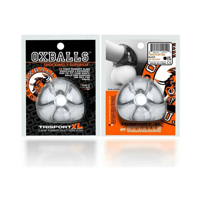 Oxballs Tri-Sport XL clear three-ring sling packages