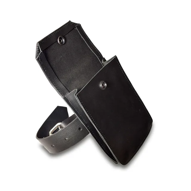 Open Prowler RED belt pouch showing fold-over flap and interior