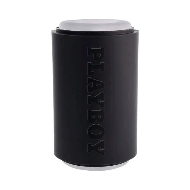 side view of black Playboy Come Along compact stroker case