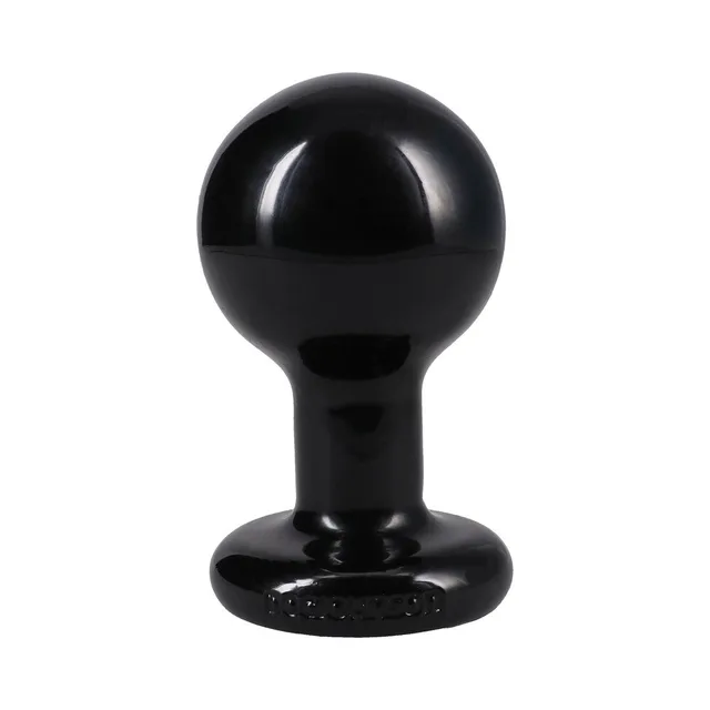 The Classic Round Butt Plug Black Medium