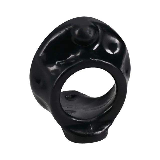 ROCK SOLID Offer It black contoured C-ring left angled product view