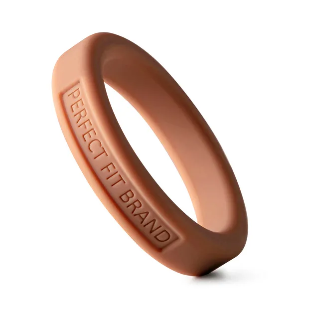 Perfect Fit Hefty Ring 44mm Skin Tone 3 light tan upright three-quarter angle