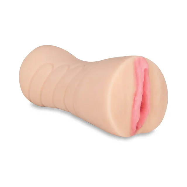 Hustler Creampie Stroker angled cylindrical body with pink opening