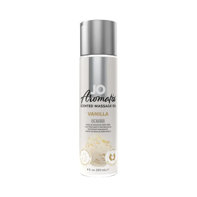 System JO Aromatix vanilla 4 oz bottle front