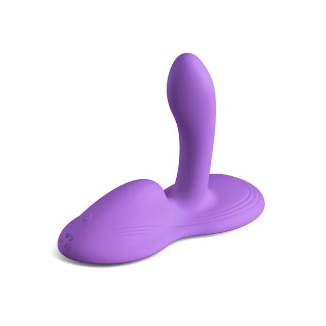 Angled purple Paramour pad with curved center shaft