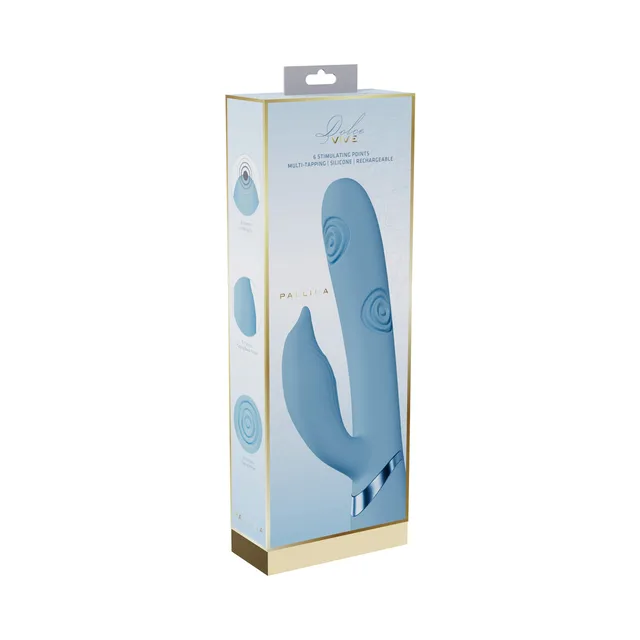 VIVE Pallina blue three-motor beaded vibrator retail box