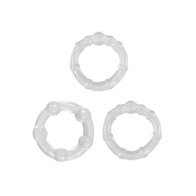 Renegade Intensity Rings three clear textured rings arranged in triangle