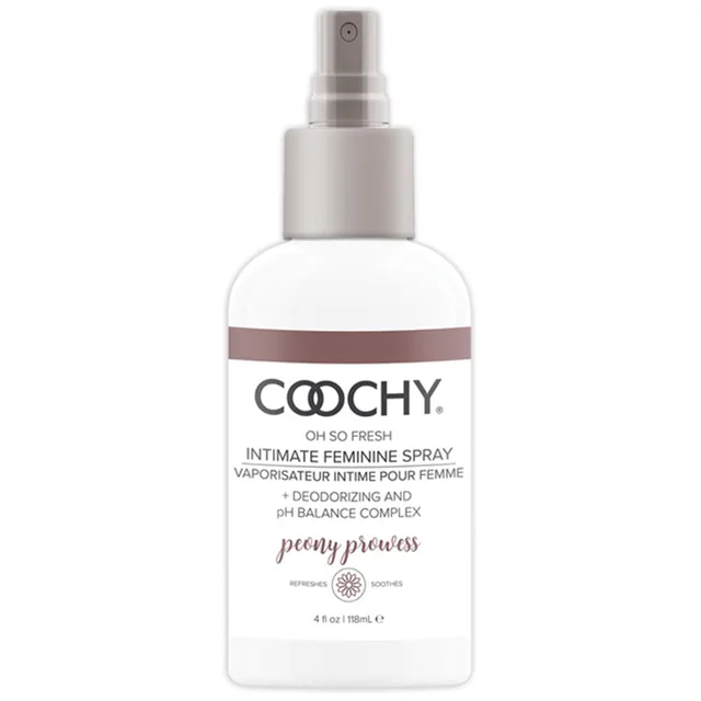 Coochy Peony Prowess 4 oz White Pump Bottle