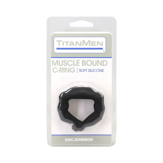 TitanMen Muscle Bound Cock Ring 32mm Black