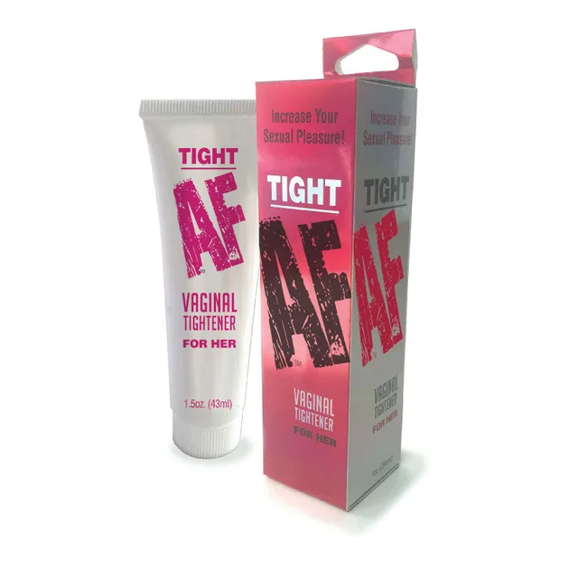 Little Genie Tight AF 1.5 fl oz white tube and pink box