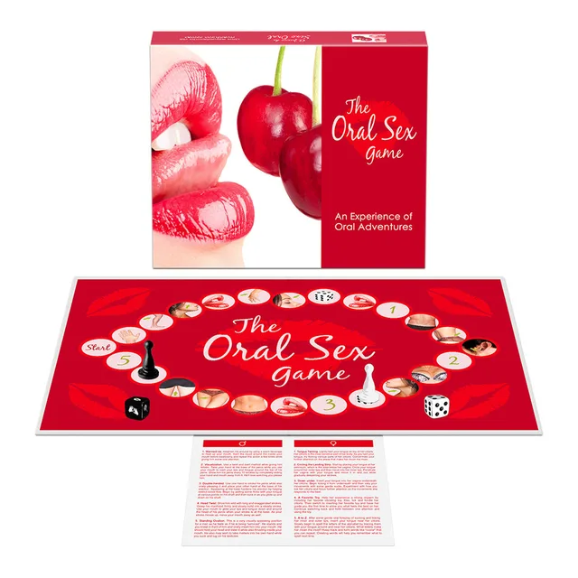 Kheper Games Oral Sex Game red board box pawns dice and instructions
