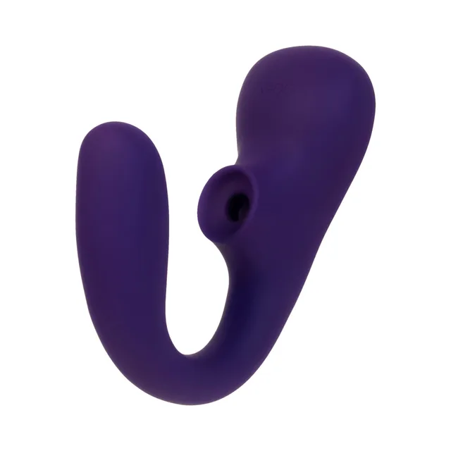 Front view of purple Suki Plus curved dual-arm body