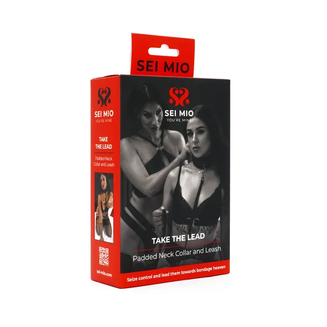 SEI MIO Take the Lead padded neck collar and leash retail box