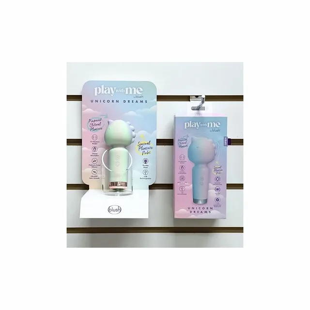 Unicorn Dreams retail box and tester arranged on display shelf