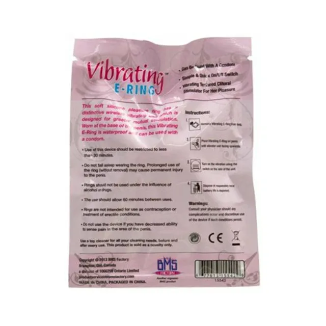 Back of PowerBullet Butterfly retail pouch with instructions