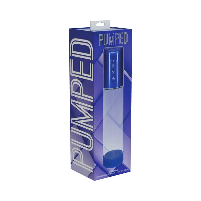 Shots PUMPED HyperPump metallic blue automatic vacuum pump box