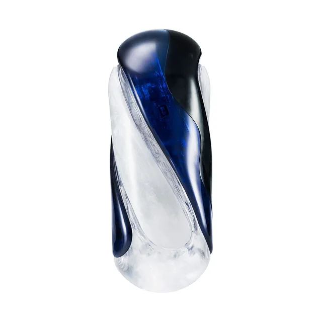 TENGA FLIP 360 Midnight Purple navy and clear closed case