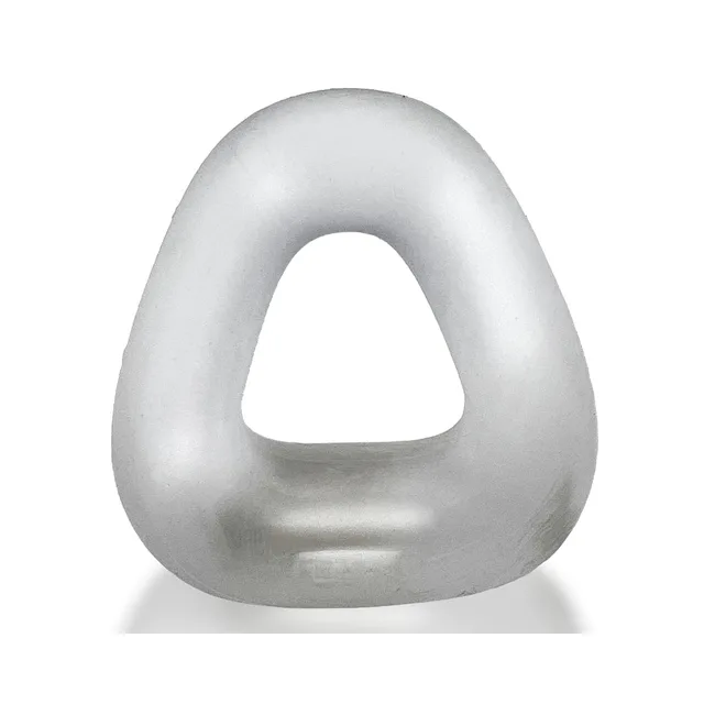 Front view of translucent Zoid ring with triangular opening