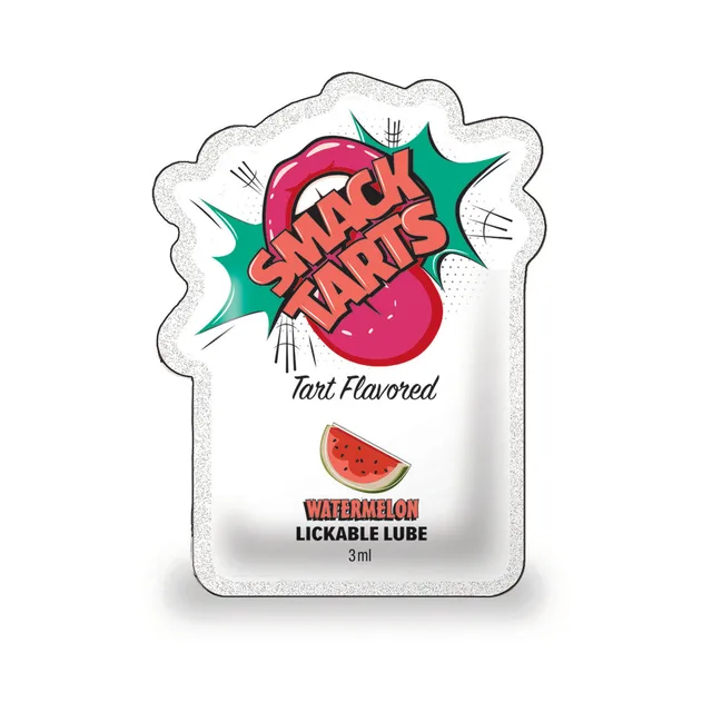 Front of Watermelon Smack Tarts 3 mL lube pouch