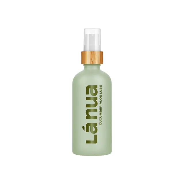 La Nua Cucumber Aloe 3.4 oz pale-green pump bottle