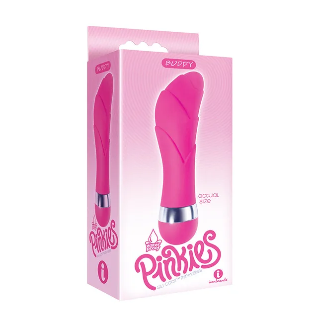 The 9's Pinkies Buddy Hot Pink Vibrator with carton