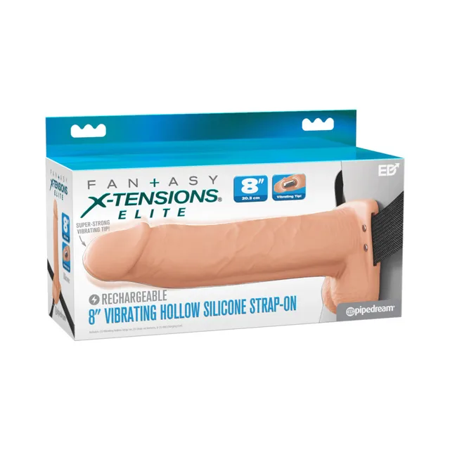 Fantasy X-Tensions Elite light 8-inch strap-on retail box