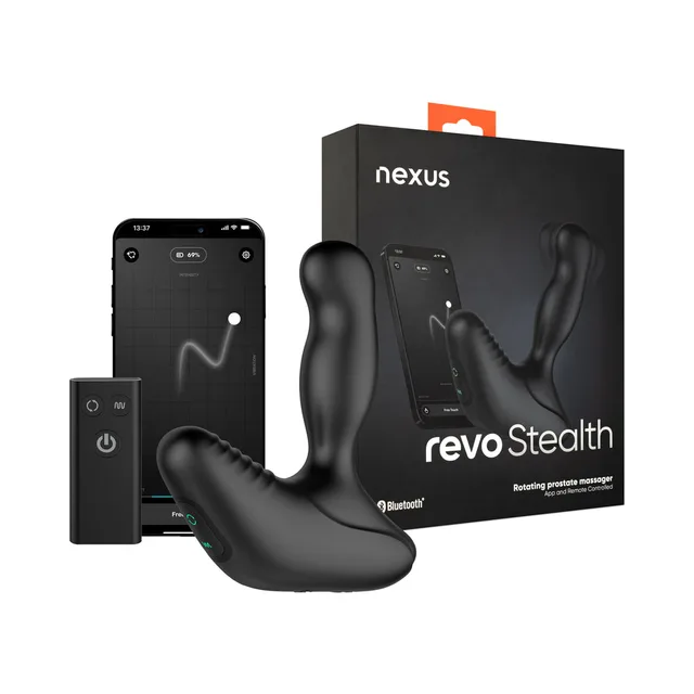 Nexus Revo Stealth massager with app, remote and black retail box