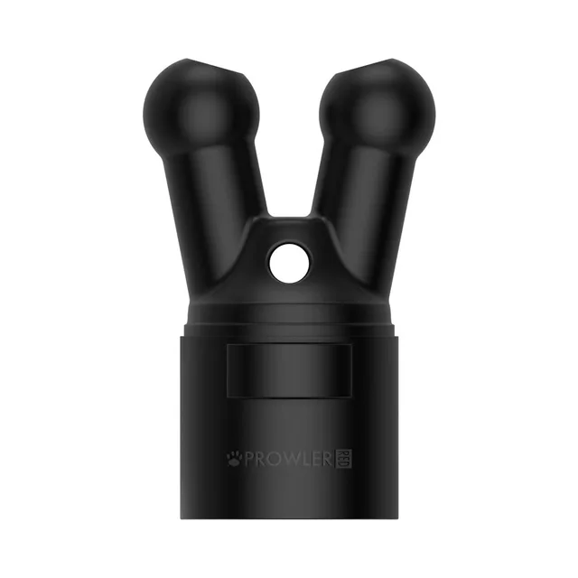 Front view of black Prowler RED twin-tube leakproof cap