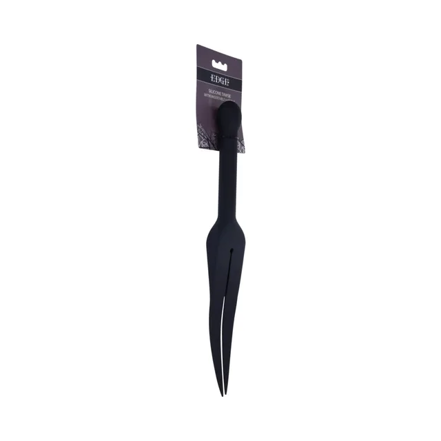 Side hanging view of black Sportsheets Edge Tawse