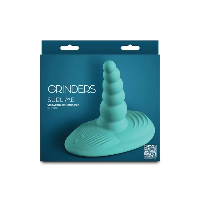 Aqua Grinders Sublime vibrating pad in teal retail box