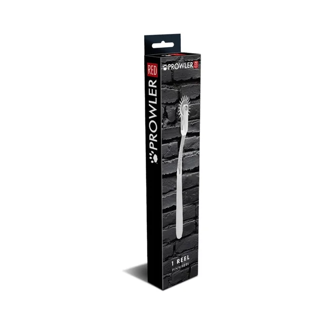 Prowler RED single-reel metal pinwheel in black retail box