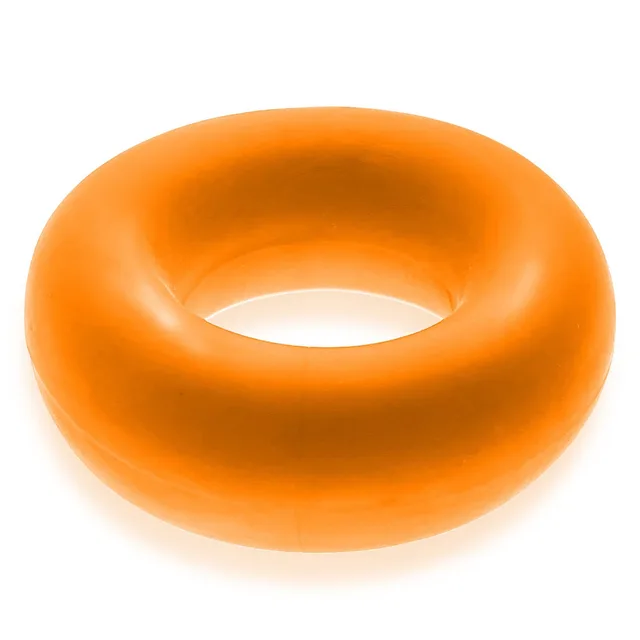 Single orange Fat Willy jumbo ring front view