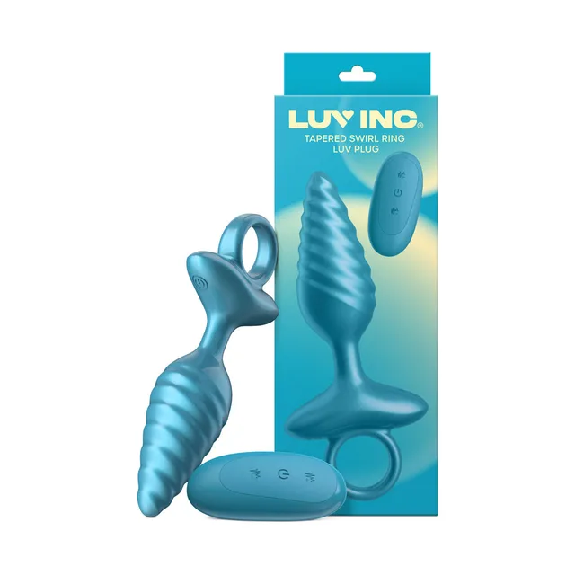 Luv Inc. TR59 metallic blue swirl plug with remote and retail box