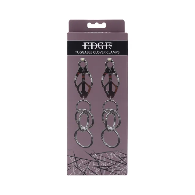 Sportsheets Edge Tuggable Clover Clamps retail box