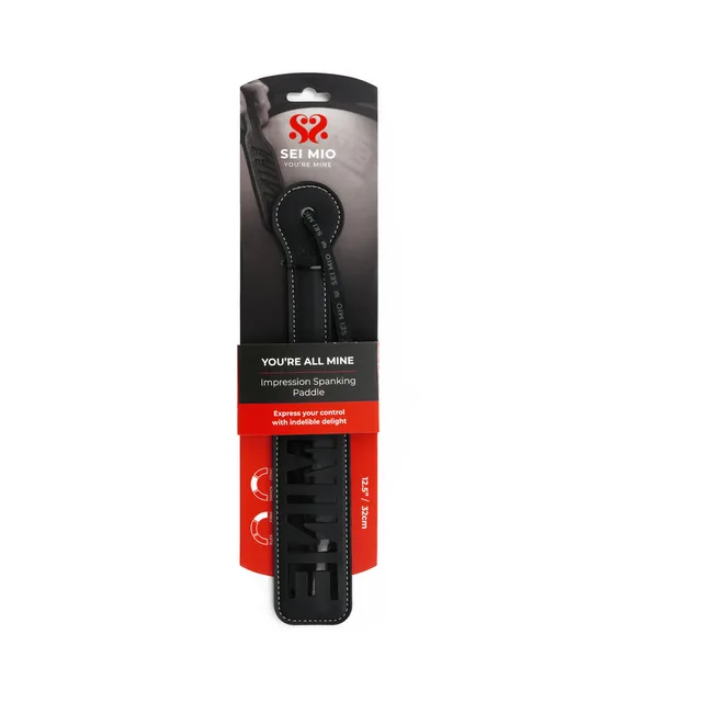 SEI MIO You're All Mine black MINE impression paddle