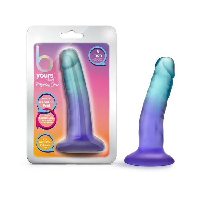 B Yours Morning Dew gradient dildo with retail pack