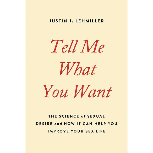 cream Tell Me What You Want book cover with red serif lettering