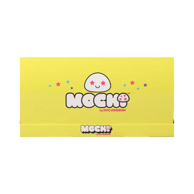 Front panel of yellow Mochi Mini Stroker display