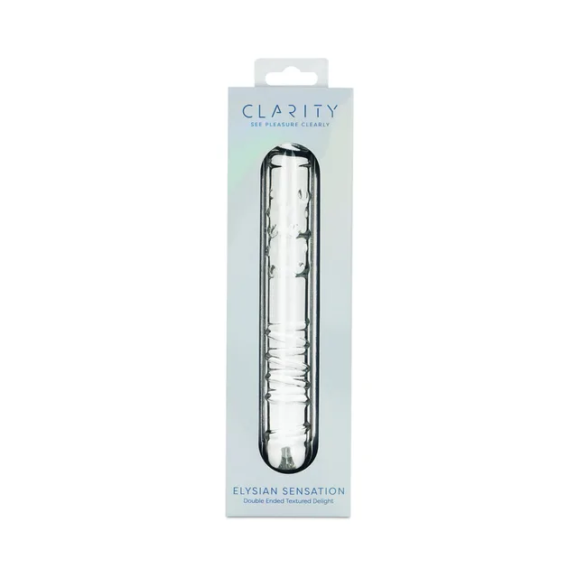 Clarity Elysian Sensation Glass Dildo