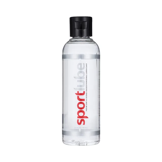 SportLube silicone-based lubricant 3.4 oz clear bottle