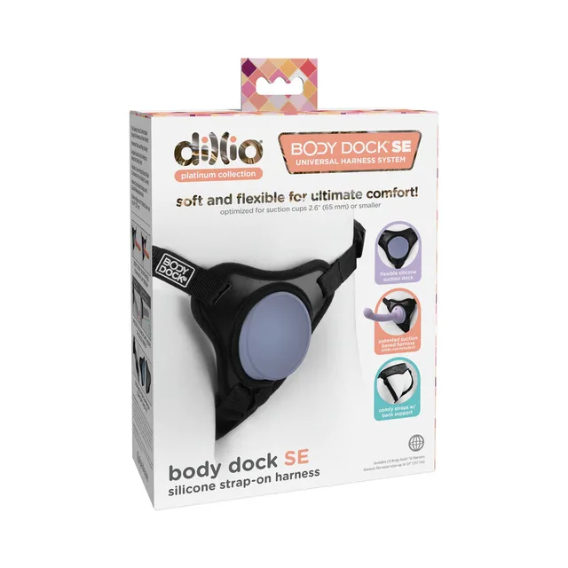 Dillio Body Dock SE black harness in retail box