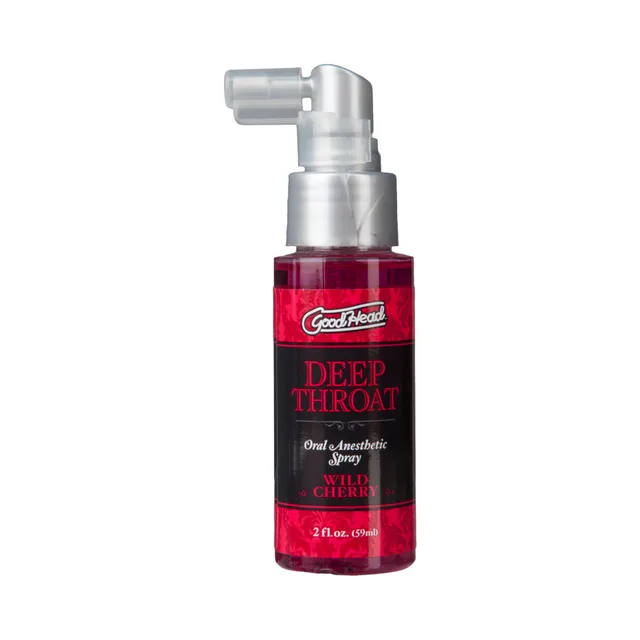 GoodHead Wild Cherry Spray clear pump bottle front