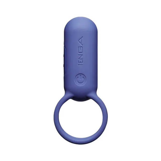 TENGA paiRING indigo compact vibrator on white background