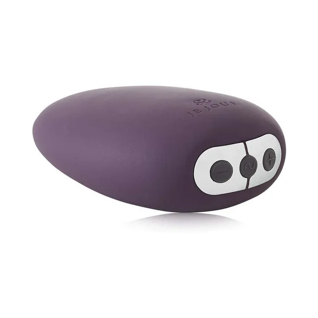 Angled purple Mimi Soft with three-button controls