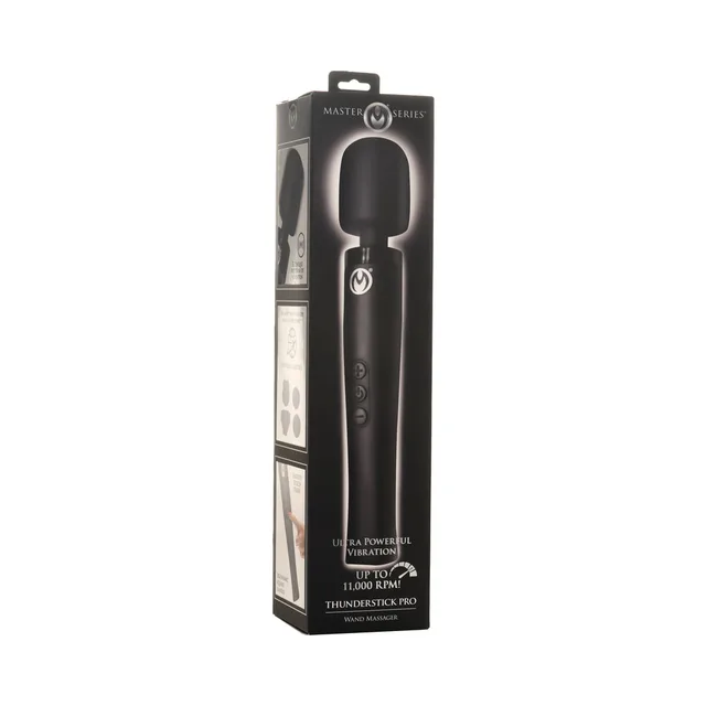 Master Series Thunderstick Pro black wand in narrow retail carton