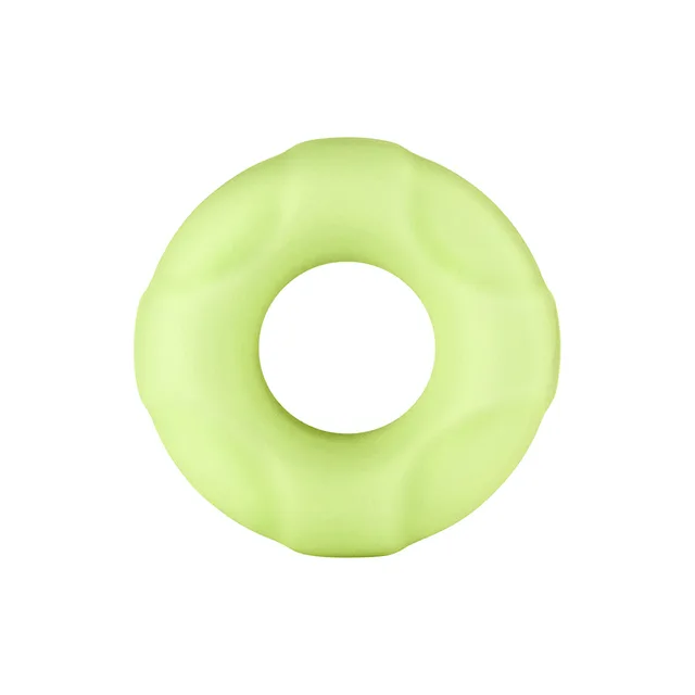 Front view of small pale green F-33 segmented ring