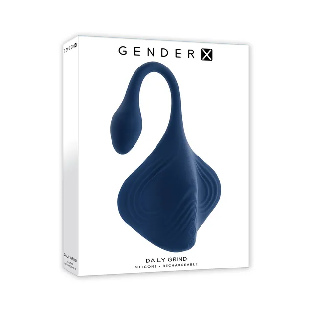 Gender X Daily Grind blue wearable grinder in white box