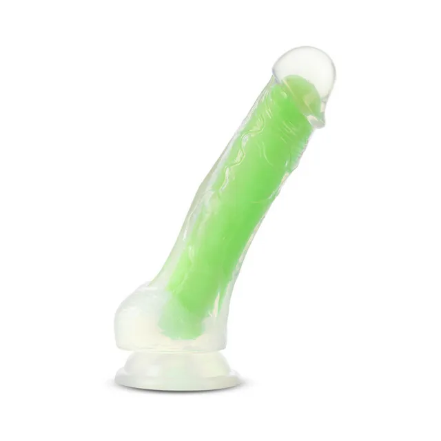 Upright green Neo Elite Viper with pale tip and sculpted body