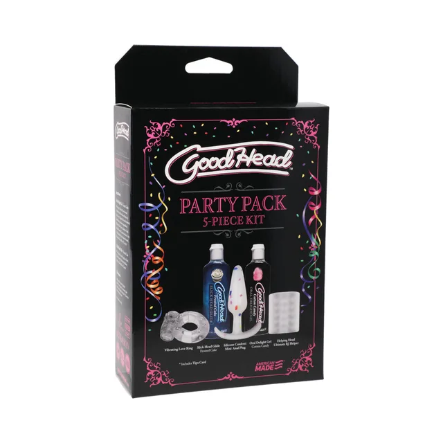 GoodHead Party Pack five-piece kit in black retail box