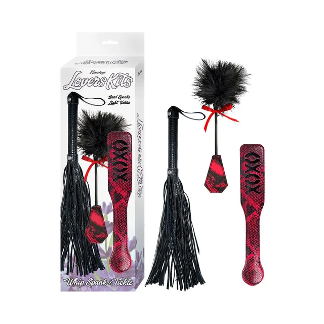 Nasstoys Whip Spank and Tickle 3-piece retail package
